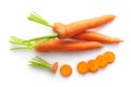 Fresh raw carrot Royalty Free Stock Photo