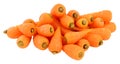 Fresh Raw Chantenay Carrots Royalty Free Stock Photo