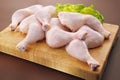 Fresh raw chicken legs Royalty Free Stock Photo