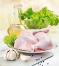 Fresh raw chicken legs Royalty Free Stock Photo