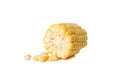 Fresh raw corn isolated on background Royalty Free Stock Photo