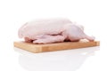 Fresh raw duck. Royalty Free Stock Photo