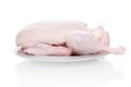 Fresh raw duck. Royalty Free Stock Photo