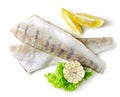 Fresh raw fish fillet Royalty Free Stock Photo