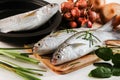 Fresh raw fish Royalty Free Stock Photo
