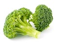 Fresh, Raw, Green Broccoli Pieces