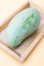 Fresh raw green sweet mango Royalty Free Stock Photo