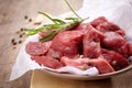 Fresh raw meat Royalty Free Stock Photo