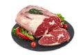 Fresh raw meat isolated Royalty Free Stock Photo