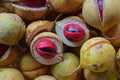 Fresh raw nutmeg