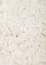 Fresh raw organic basmati long grain rice. Healthy food. Macro Royalty Free Stock Photo