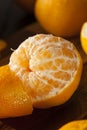 Fresh Raw Organic Mandarin Oranges Royalty Free Stock Photo