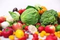 Fresh raw organic vegetable produce. Royalty Free Stock Photo