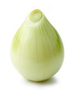 Fresh raw peeled onion