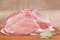 Fresh raw pork loin Royalty Free Stock Photo