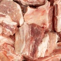 Fresh raw pork rips prepare for grill and roast Royalty Free Stock Photo