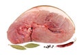 Fresh raw pork with spice Royalty Free Stock Photo