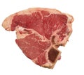 Fresh raw porterhouse steak