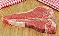 Fresh raw Porterhouse steak Royalty Free Stock Photo