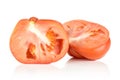 Fresh raw Tomato Beef tomato variety isolated on white Royalty Free Stock Photo