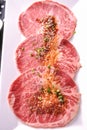 Fresh raw Wagyu beef Royalty Free Stock Photo