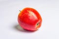 Fresh red apple isolated on white background