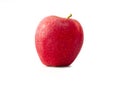Fresh red apple  on white background. Isolated concept and clipping path. Royalty Free Stock Photo