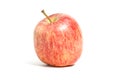 Fresh red apple  on white background. Isolated concept and clipping path Royalty Free Stock Photo