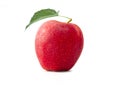 Fresh red apple  on white background. Isolated concept and clipping path Royalty Free Stock Photo