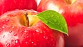 Fresh red apples,apples background isolated on white background Royalty Free Stock Photo