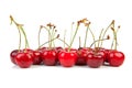 Fresh red cherries Royalty Free Stock Photo