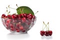 Fresh red cherries Royalty Free Stock Photo