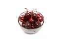 Fresh red cherries Royalty Free Stock Photo