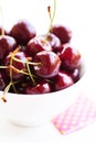 Fresh red cherries Royalty Free Stock Photo