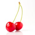 Fresh red cherries Royalty Free Stock Photo