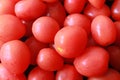 Close up photo of ripe cherry tomatoes. Good for desktop wallpaper and recipe content. Royalty Free Stock Photo