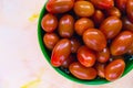 Fresh red cherry tomatoes on light background Royalty Free Stock Photo
