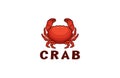 Fresh Crabs Seafood Logo template