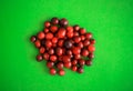 Fresh red cranberries Royalty Free Stock Photo
