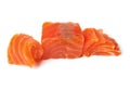 Fresh red fish. Salmon Royalty Free Stock Photo