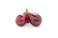 Fresh red grape isolated on white background Royalty Free Stock Photo