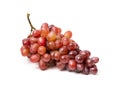 Fresh red grape isolated on white background. Clipping path include in this image Royalty Free Stock Photo