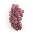 Fresh red grape isolated on white background Royalty Free Stock Photo