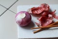 Fresh red onion