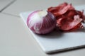 Fresh red onion