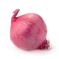 Fresh Red onions isolated on a white background Royalty Free Stock Photo