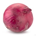 Fresh Red onions isolated on a white background Royalty Free Stock Photo
