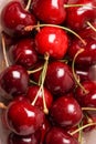 Fresh red organic Cherry, cherries Royalty Free Stock Photo