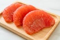 Fresh red pomelo fruit or grapefruit Royalty Free Stock Photo