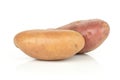 Fresh red potato francelina isolated on white Royalty Free Stock Photo